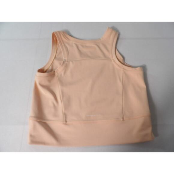 Columbia Crop Top Sz Large Omni-Wick Peach Color Spellout Logo Sleeveless - Picture 11 of 14